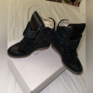 ISABEL MARANTS WEDGES (BLACK)